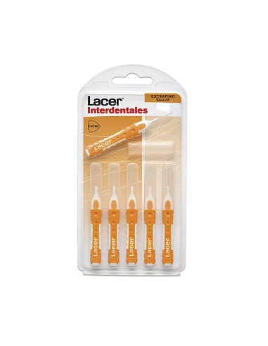 LACER CEPILLO INTERDENTAL RECTO EXTRAFINO 6 UNIDADES