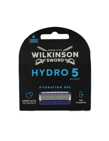 WILKINSON HYDRO 5 CARGADOR 4 UDS HYDRATING GEL