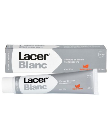 LACER PASTA BLANC PLUS 125ML BLANQUEADOR CITRUS