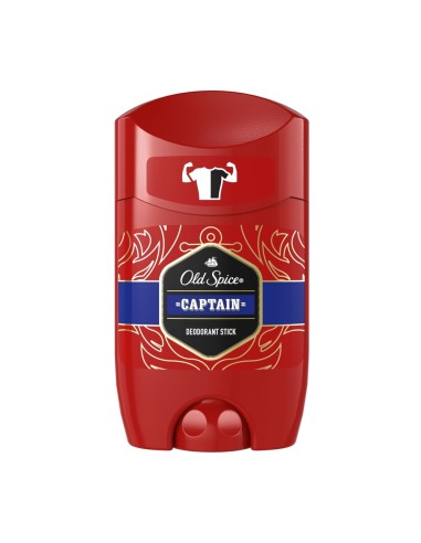 OLD SPICE DESODORANTE STICK CAPTAIN 50ML 0% SALES DE ALUMINIO