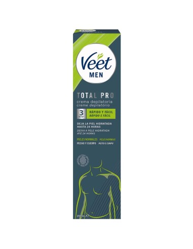 VEET CREMA DEPILATORIA CORPORAL PARA HOMBRE 200ML PIEL NORMAL