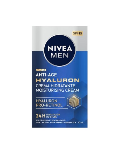 NIVEA MEN DNAGE CREMA ANTIARRUGAS ACTIVE AGE HYALURON 50ML