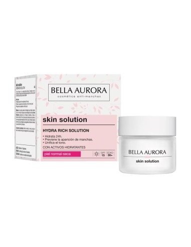 BELLA AURORA HYDRA RICH SOLUTION PIEL SECA 50ML