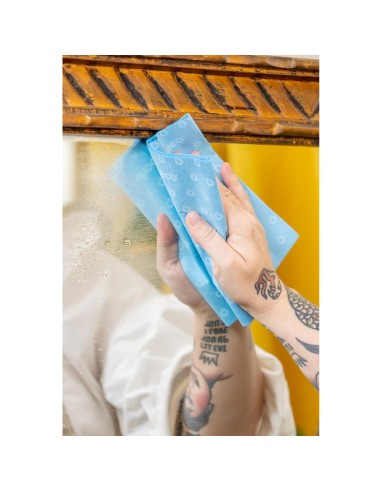 Bayeco Bayeta Microfibra Baños y Cristales 40x40 cm 1 Ud - Limpieza Eficiente