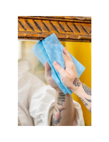 Bayeco Bayeta Microfibra Baños y Cristales 40x40 cm 1 Ud - Limpieza Eficiente