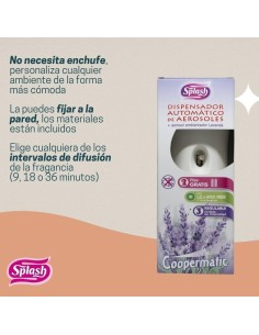 Splash Coopermatic Difusor Automático + Recambio - Aroma Continuo 2