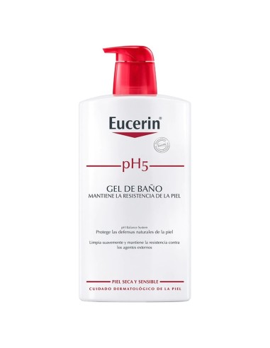 EUCERIN GEL DE BAÑO 1 LITRO PIEL SENSIBLE