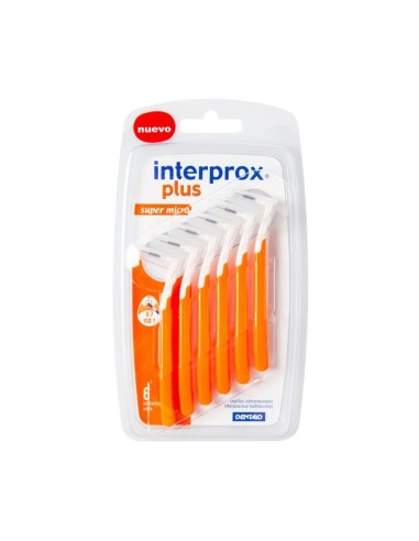 INTERPROX CEPILLO INTERDENTAL PLUS SUPER MICRO 6 UDS