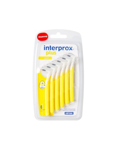 INTERPROX CEPILLO INTERDENTAL PLUS MINI 6 UDS