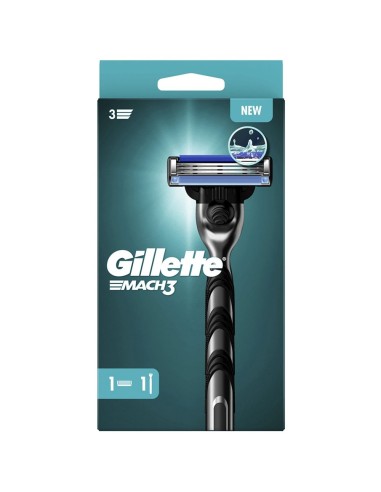 GILLETTE MACH3 MAQUINA DE AFEITAR + 1 CARGADOR