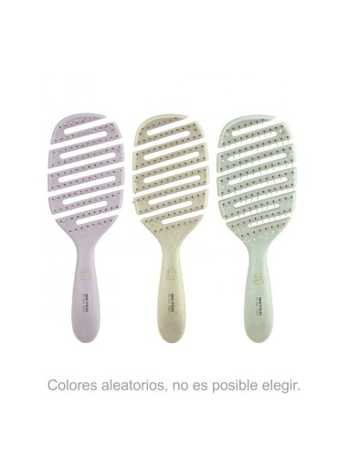 CEPILLO CABELLO ESQUELETO FLEXIBLE PUAS CON BOLITA (FIBER)