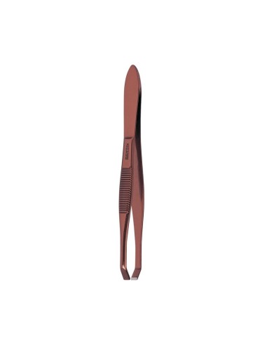 PINZA DE DEPILAR PUNTA CANGREJO COBRE 8.3 CM