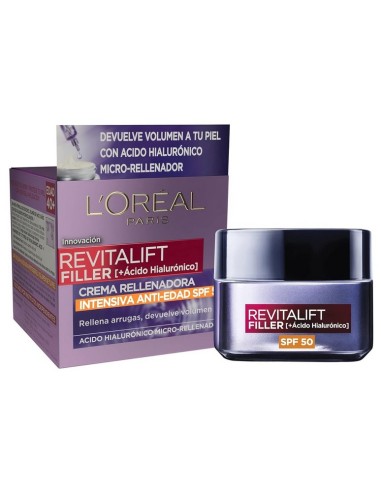 L'Oréal Revitalift Filler Día SPF50 Ácido Hialurónico 50ml