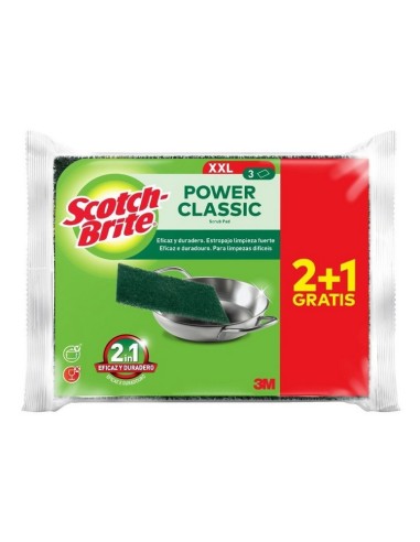 SCOTCH BRITE ESTROPAJO GIGANTE PACK-3 UDS