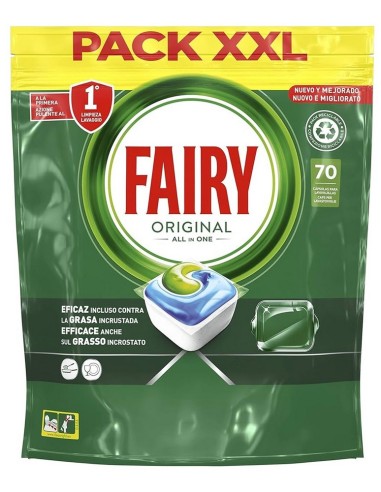 FAIRY CAPSULAS LAVAVAJILLAS ORIGINAL 70 UDS.