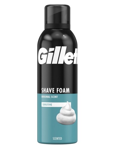 GILLETTE ESPUMA DE AFEITAR PIEL SENSIBLE 200ML