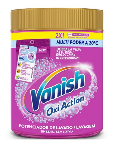 VANISH QUITAMANCHAS POLVO ADVANCE COLOR  800 GRS.