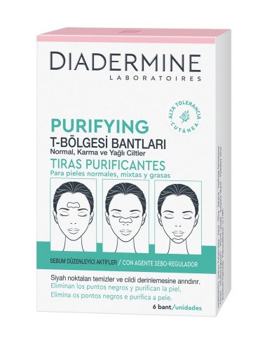 DIADERMINE TIRAS PURIFICANTES PUNTOS NEGROS NARIZ 6 UDS.