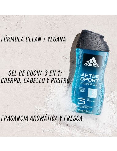 ADIDAS GEL DE BAÑÓ 250 ML AFTER SPORT 3 EN 1