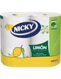 NICKY PAPEL DE COCINA 2 ROLLOS  MAXI LIMON