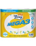FOXY PAPEL DE COCINA MEGA3 2 MAXI ROLLOS