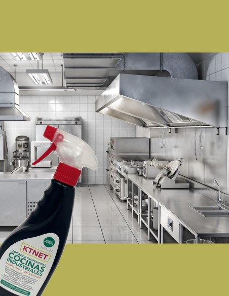 Limpiador desengrasante KTNET para cocinas industriales 850g.