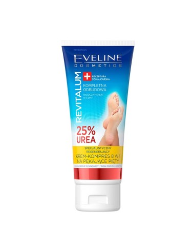 Eveline Crema de Pies Talones Agrietados 25% Urea 8 en 1 75 ml