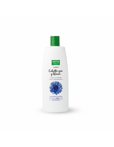 PHYTO NATURE CHAMPU PARA CABELLOS GRISES 400 ML CON CENTAUREA