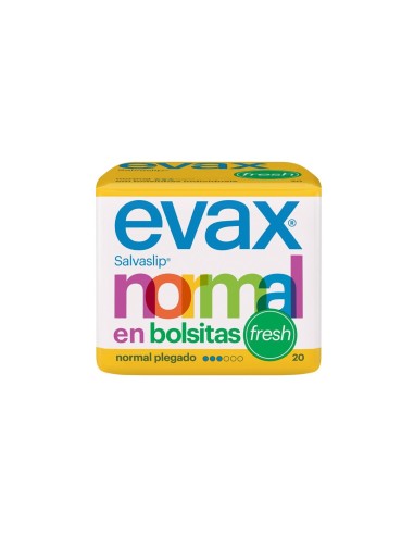 EVAX SALVA SLIP FRESH NORMAL PLEGADO EN BOLSITAS 20 UDS.