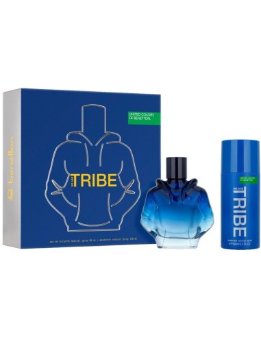 BENETTON TRIBE EAU DE TOILETTE MEN EDT VAP 90 ML + DEO SPRAY