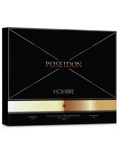 POSEIDON SET COLONIA HOMBRE VAP 100 ML + A/SHAVE + GEL