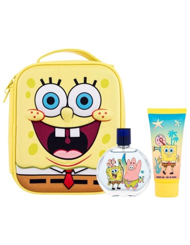 BOB ESPONJA SET COLONIA VAP 100 ML + GEL 100ML + BOLSO