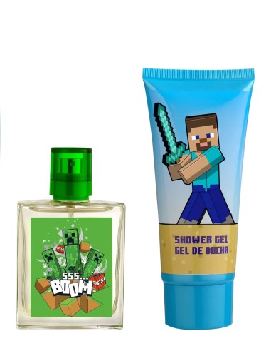 MINECRAFT SET COLONIA VAP 50 ML + GEL 100 ML + NECESER