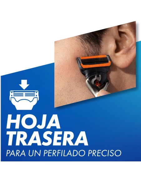 GILLETTE FUSION CARGADOR PROGLIDE POWER 3 UDS