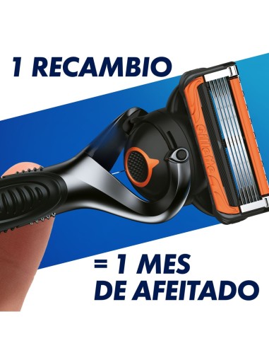 GILLETTE FUSION CARGADOR PROGLIDE POWER 3 UDS