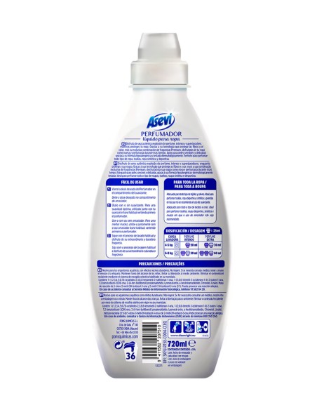 Asevi Perfumador de la Ropa Blue 720 ml