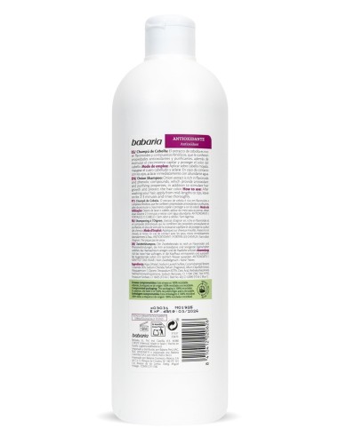 Envase familiar de 700 ml de champú de cebolla babaria