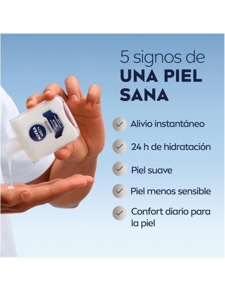 Nivea Sensitive: Bálsamo Masaje Sin Alcohol para Piel Delicada, 100 ml