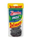 SPONTEX ESTROPAJO ACERO INOXIDABLE PACK 2+1 GRATIS