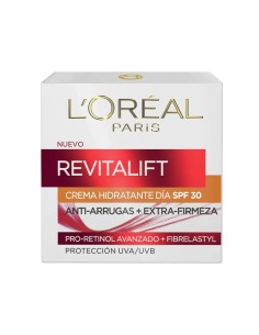 LOréal Revitalift Crema Día SPF 30 50 ml, hidratación y protección solar diaria
