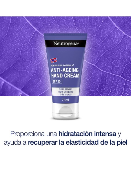 Crema de manos Neutrogena con protección solar.