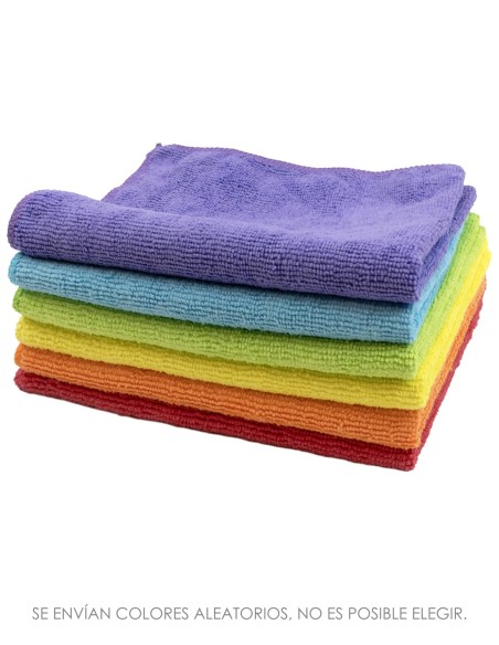 Bayetas 30x40 cm para limpieza sin rastros.