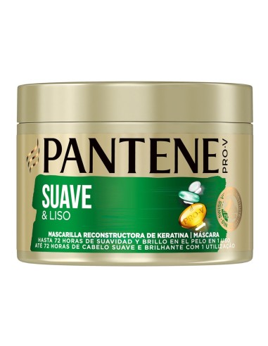 PANTENE MASCARILLA CAPILAR SUAVE Y LISO 300ML