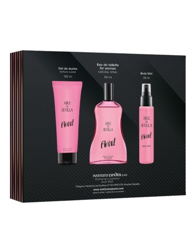 AIRE DE SEVILLA SET FLOW COLONIA VAP 100 ML + GEL + BODY MIST