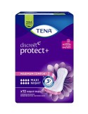 TENA DISCREET COMPRESA DE INCONTINENCIA MAXY NOCHE 12 UDS