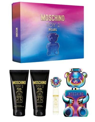 MOSCHINO TOY 2 PEARL SET EDP VAP 100 ML + BODY 100 ML + GEL 100 ML + EDP 10 ML