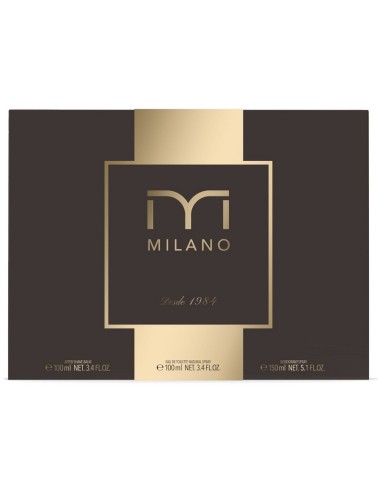 MILANO SET CLASIC EDT VAP 100 ML + A/SHAVE + GEL +DEO 150 ML