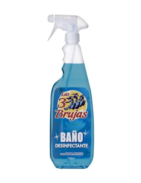 Envase en pistola de 750 ml de Las 3 Brujas Baño Desinfectante con poder antical