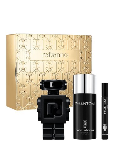 PACO RABANNE PHANTOM EDP VAP 100 ML + DEO SPRAY 150 ML + EDT VAP 10 ML