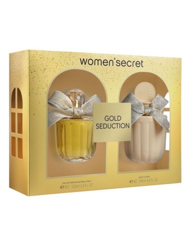 WOMEN SECRET GOLD SEDUCTION EDP VAP 100 ML + BODY 200 ML